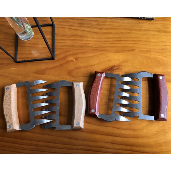 New Stainless Steel Barbecue Meat Forks for BBQ Bear Shredder Meat Claws Durable Meat Claws