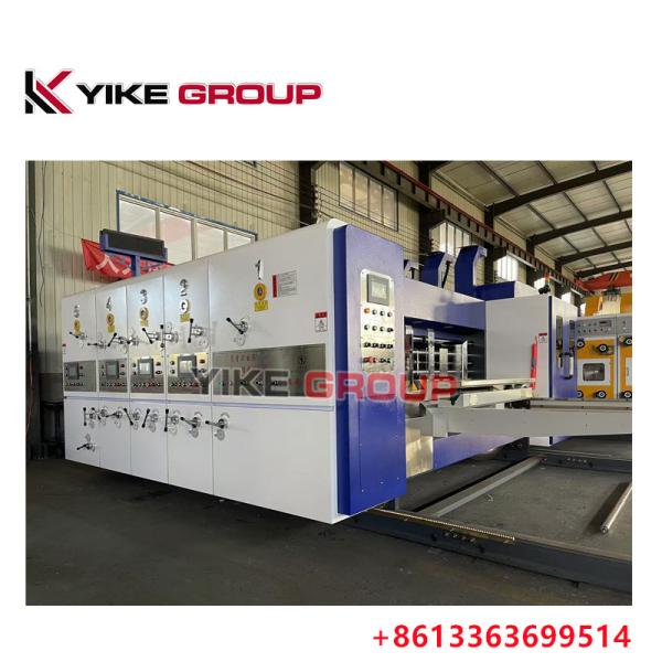 High Speed 150Pcs/Min Lead Edge Flexo Printer  Slotter Die Cutter Machine For Corrugated  Carton Box Printing