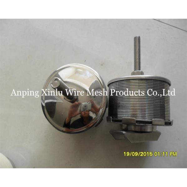 Double Flow Johnson Wedge Wire Hastelloy C Filter Nozzle 300PSI  With Screw M10