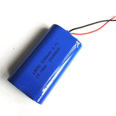Rechargeable 18650 Battery Pack | 5200mAh 3.7 V 18650 Custom Li-ion Battery Pack for Handheld Fans | Customizable Made in China