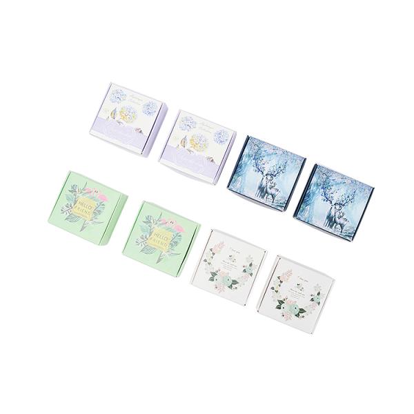 Exquisita caja de regalo de cumpleaños de Daisy CMYK Impresión en color Pantone con laminación brillante