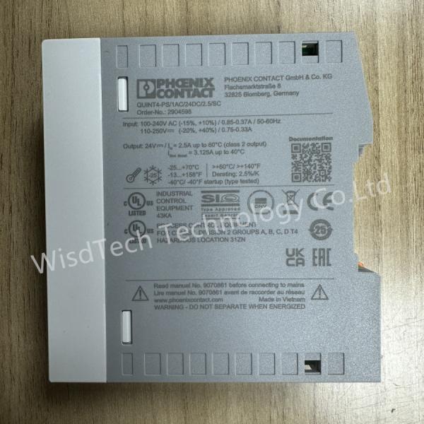 2904598 DIN Железнодорожные источники питания QUINT4-PS/1AC/24DC/ 2.5/SC QUINT POWER