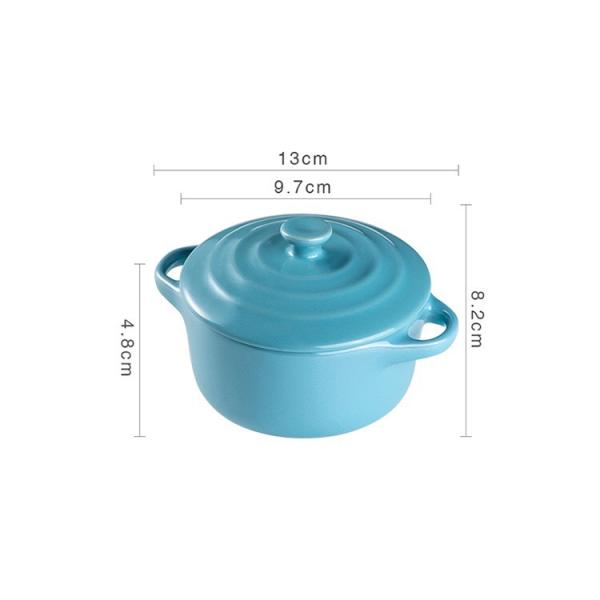 Анти- ошпарьте печь керамический шар печи с ухом крышки двойным многофункциональным