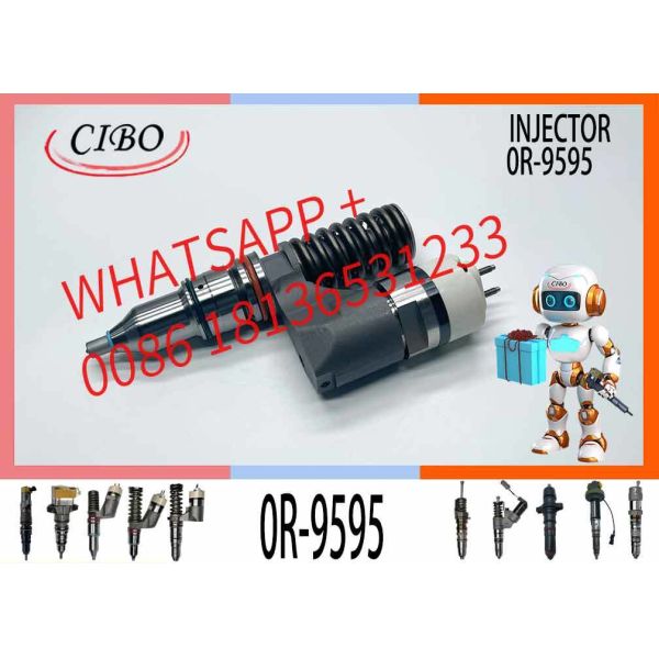 Quality - Tested Fuel Injector 153-7923 0R-9595 C12 1537923 0R9595 Common Rail Injector for 3176B Excavator