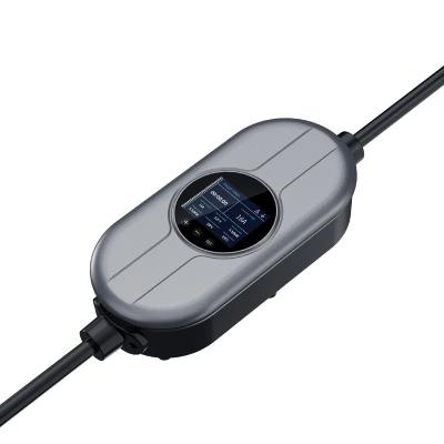 Plug And Charge SAE J1772 Plug 240V Portable EV Charging Station Customize Cable