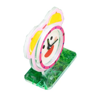 OEM ODM Cute Animated Cartoon Clock High Accuracy Desk Display Stand