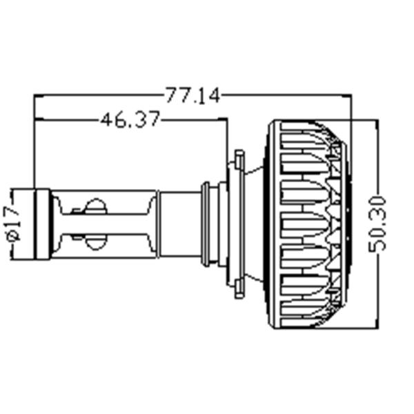 BB-3SHL-9005W-CR-2200LM