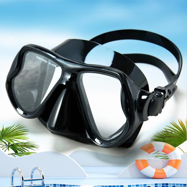 Ultimate Full Dry Snorkel and Mask Set con anteojos de buceo anti niebla para una exploración submarina clara