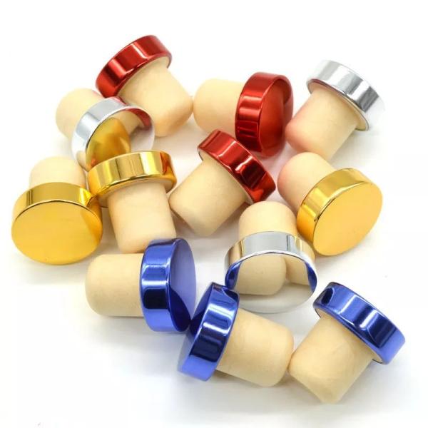 Wooden T Shape Cap Cork Bottle Lid for Vodka Custom Logo Luxury Wine Bottle Stopper