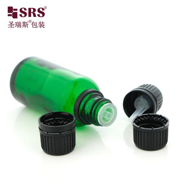 18/415 Injection Black Customization Available CRC Child Proof Cap  For Glass Bottle