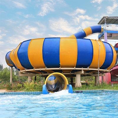Theme Park Water Amusement Park Fiberglass Bowl Slide For Adult