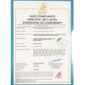 Dongguan Shangpin Yida Technology Co., Ltd Certifications