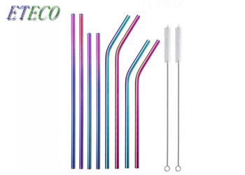 Tumblers Stainless Steel Drinking Straws FDA Approved Elegant Appearance