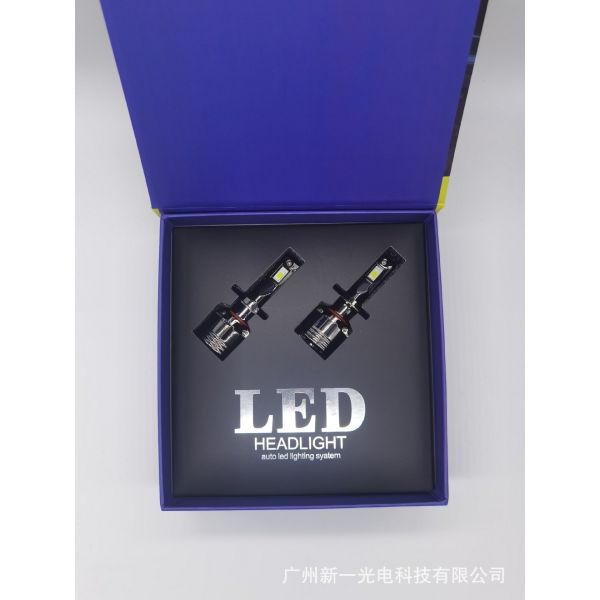 T40 Zinc Alloy Car LED Headlight H1 H4 H7 H11 9005 9012 High Low Beam Super Bright