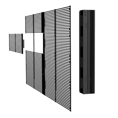 P7.8-7.8 HD Exibição LED transparente exterior 5000nits brilho SMD1921 para publicidade