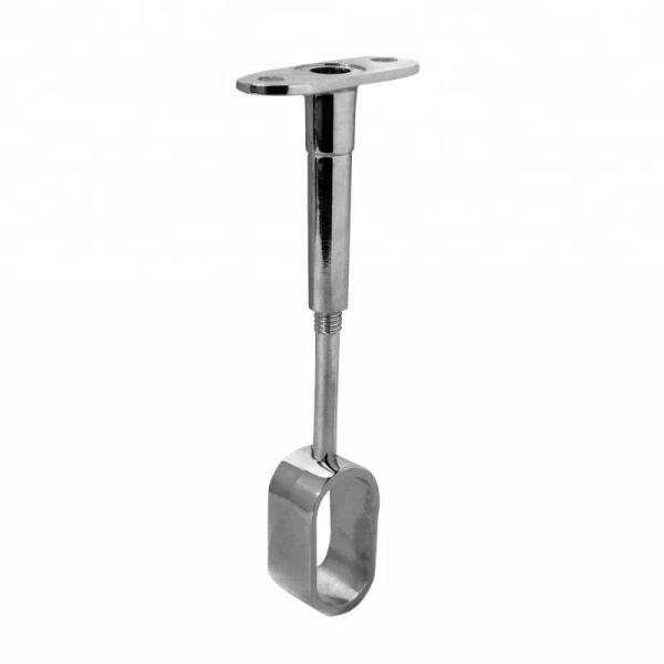 Other Furniture Hardware Wardrobe Fitting Adjustable Height Oval Pipe Support Bracket