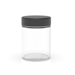 4oz Glass Child Resistant Jars Customize Flower Edible Packaging Straight Sided