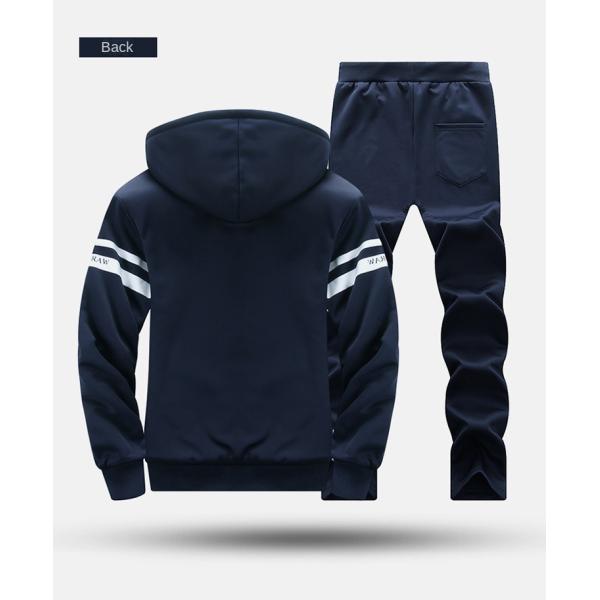 Thickened Hooded Sweatshirt and Portable Track Suit for Men's Outdoor Activities