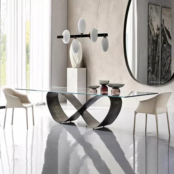 OEM Home Dining Room Furniture 220*120*75cm Countertop Dining Table