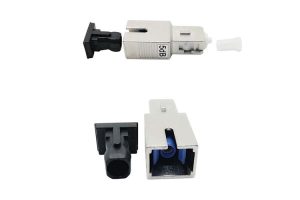 1dB To 30dB SC APC Fiber Optical Attenuator Male To Female Plug Type