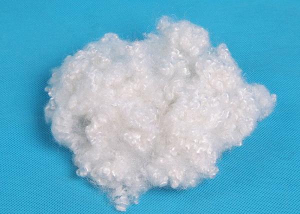 Semi Virgin Hollow Conjugated Siliconized Polyester Fiber Good Resilience Properties