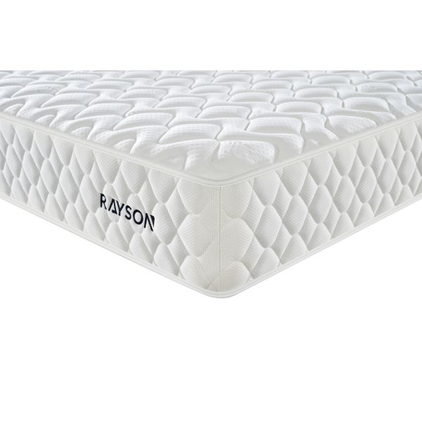 3-Star Hotel Grade Pocket Spring Mattress – White Top Fabric, Anti-Disturbance, Ergonomic Support, Customizable for Bulk Hotel Projects