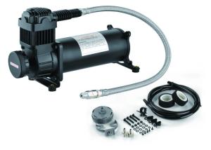 Único compressor poderoso preto IP67 resistente da suspensão do ar de 200 libras