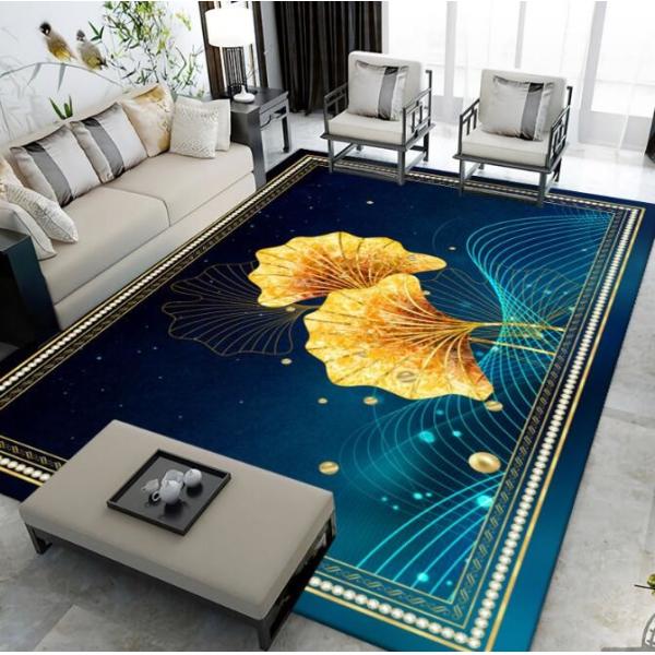 Rectangle Polyester Fiber Living Room Floor Carpets Household Absorption Bedroom Sofa