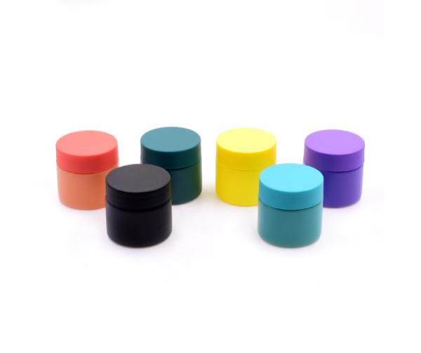 Frasco de vidro para ervas daninhas com impressão personalizada 3 onças tampa à prova de crianças Frasco hermético para ervas daninhas
