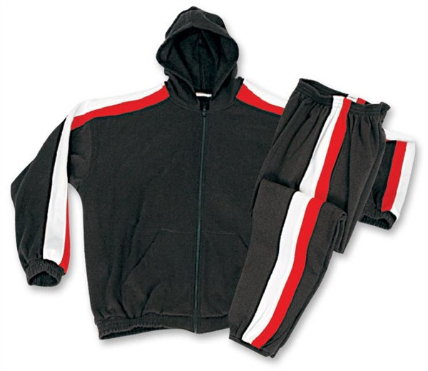 Winter Velour Mens Sports Tracksuits Running Wear With Hood Anti Static Anti UV