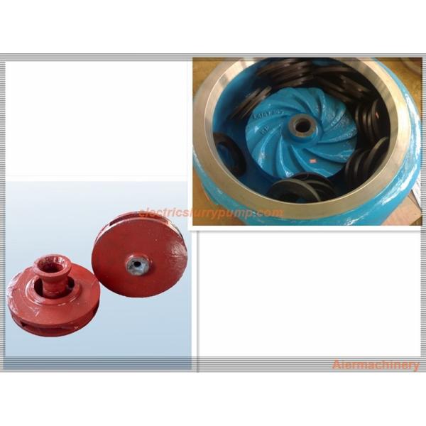 Centrifugal Slurry Pump Parts High Chrome Impeller OEM / ODM Acceptable