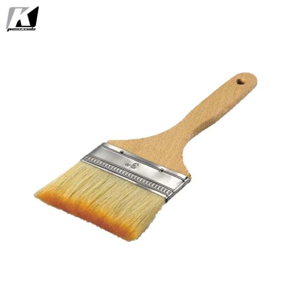 3in Natural Bristle Paint Brushes Flat Chip Brush For Handling Oil Based Liquids