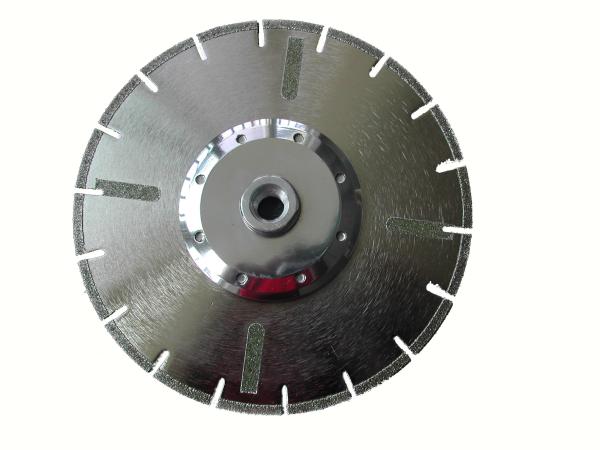 Electroplating Diamond Disc Wheel , Diamond Blade For Marble / Stone