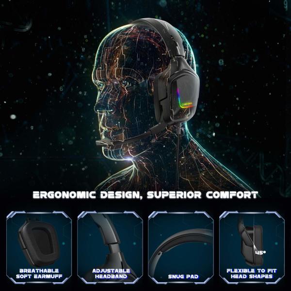 2.2m Onikuma K20 3.5 Mm Gaming Headset With Microphones