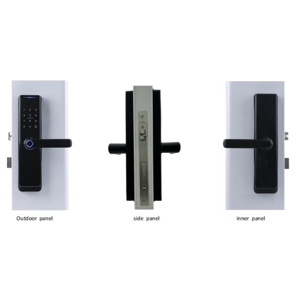 Waterproof WiFi App Smart Door Lock ELA E-515 Biometric Lock Fingerprint Door Handle