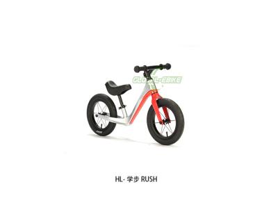 Orange Alloy Rim Kids Balance Bike 2-6 Years Old With Magnesium Alloy Frame