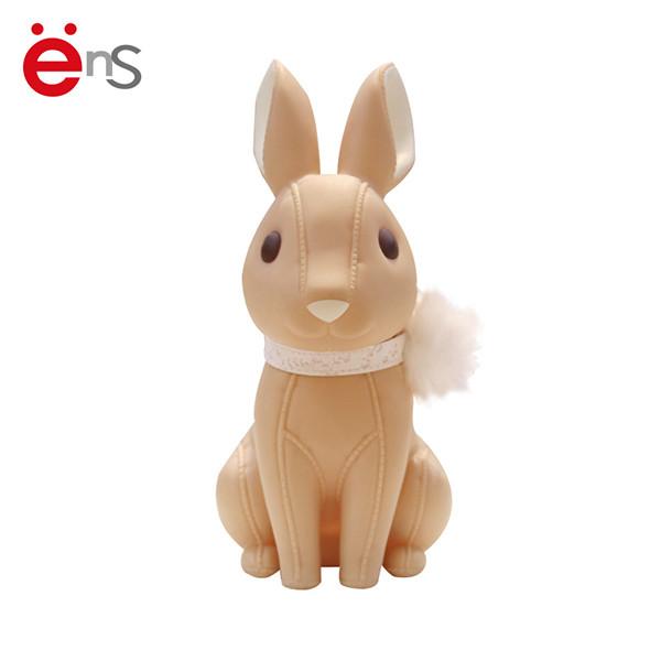 Plastic bunny rabbit piggy bank For Promotional Gifts CPSIA ASTM standard