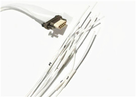 Miniaturized Rectangular J30J Series Connector Aluminum Alloy Plug With Cable