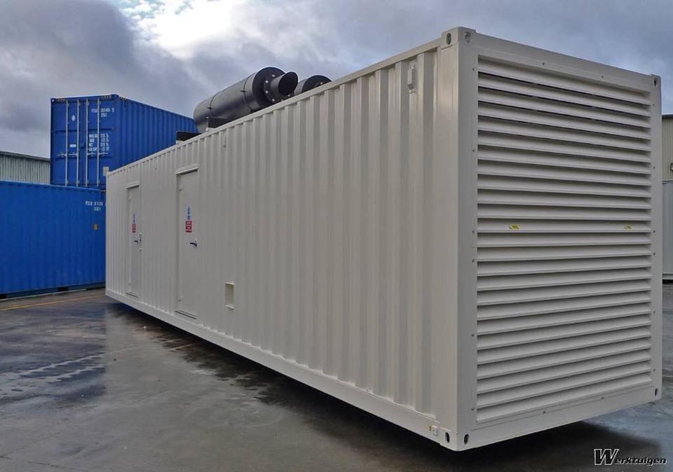 Мега молчаливый промышленный генератор MTU Genset 2mw дизельный для минирования