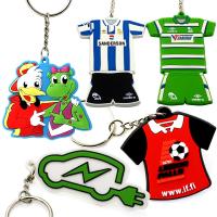 Chaîne de clés en PVC personnalisée 2D 3D clés en PVC douces promotionnelles non toxiques