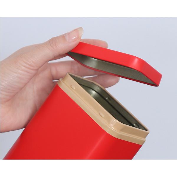 Мини коробки олова чая металла упаковывая подгонянную толщину 0.23mm