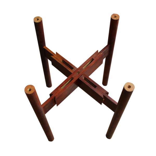 Flower/Green Plant Used Modern Design Bamboo Solid Acacia Wood Plant Pot Stand Holder