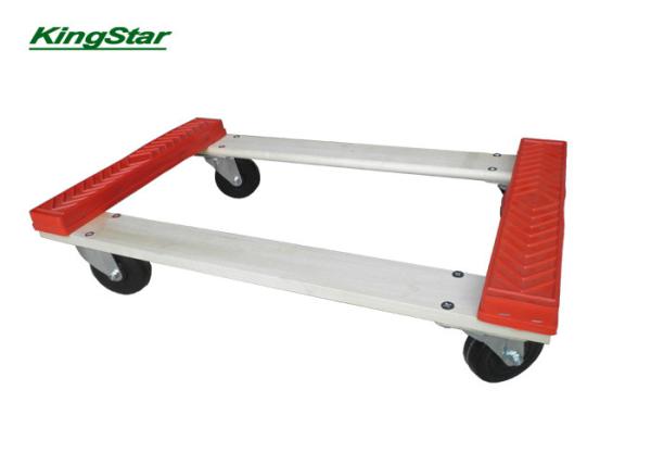 Rubber Ends Four Wheel Furniture Dolly For Moving Heavy Furniture , Restaurant