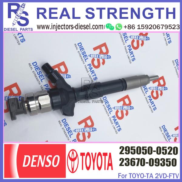Injetor de combustível comum diesel 23670-0L090 do trilho 295050-0180 295050-0520 para Toyota Hilux 2KD-FTV