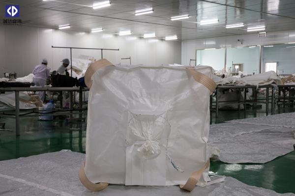 Customized Size Chemical Polypropylene Big Bags White Color With Top Filling