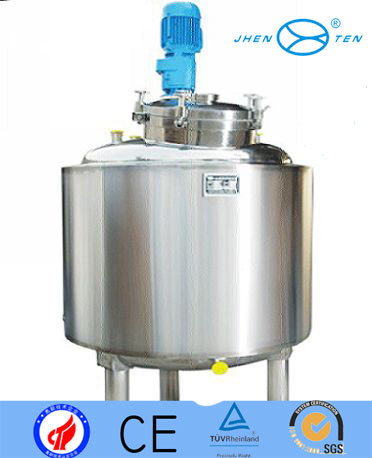 Dissolving Stainless Steel Mixing Tank , Horizontal Melting Honey Mixing Tank