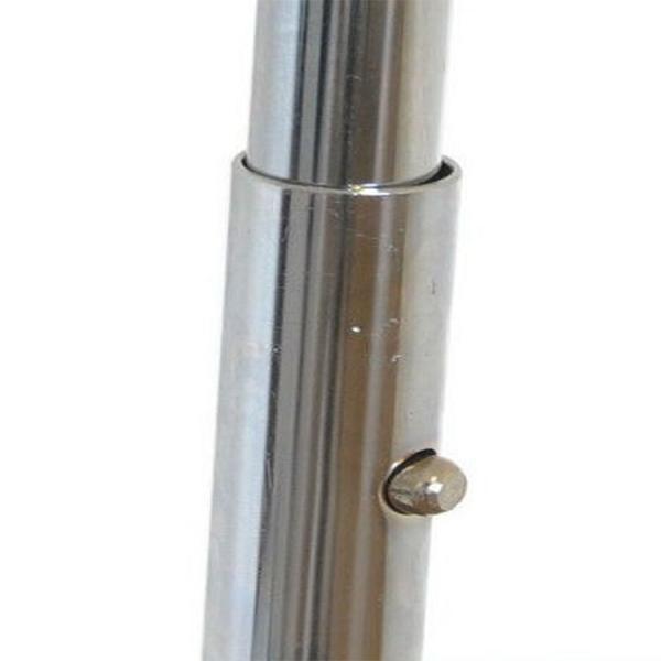 Stainless Steel Garments Shop Fitting Stand Foldable Cloth Rack for Displaying Wiper