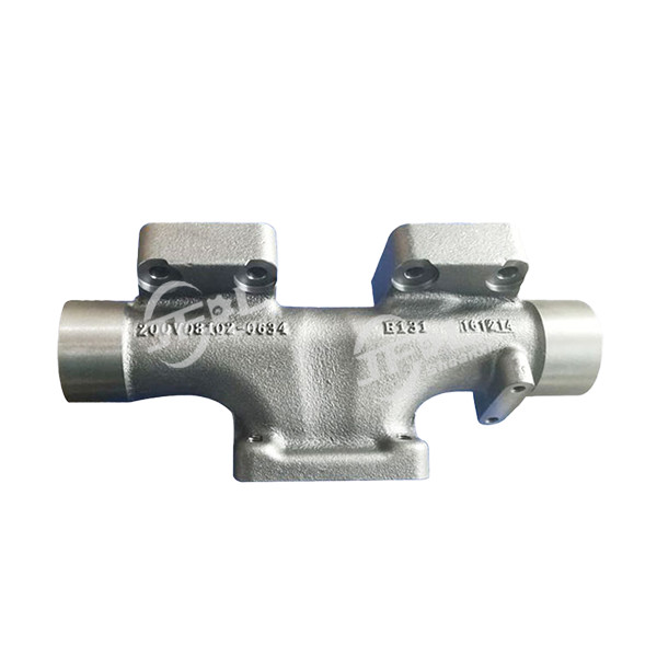 MAM средний выхлопный коллектор 200V08102-0634 для Sinotruk HOWO T7H SITRAK C7H MC11 MAN запасные части двигателя