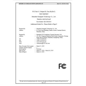 shenzhen guangzhi technology co., ltd. Certifications