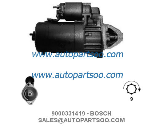 0986015540 9000331419 - мотор стартера 12V BOSCH 2.2KW 9T MOTORES DE ARRANQUE